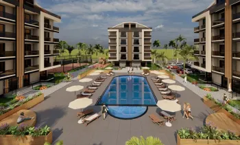 Dosemealti contemporary bargain priced Antalya flat
